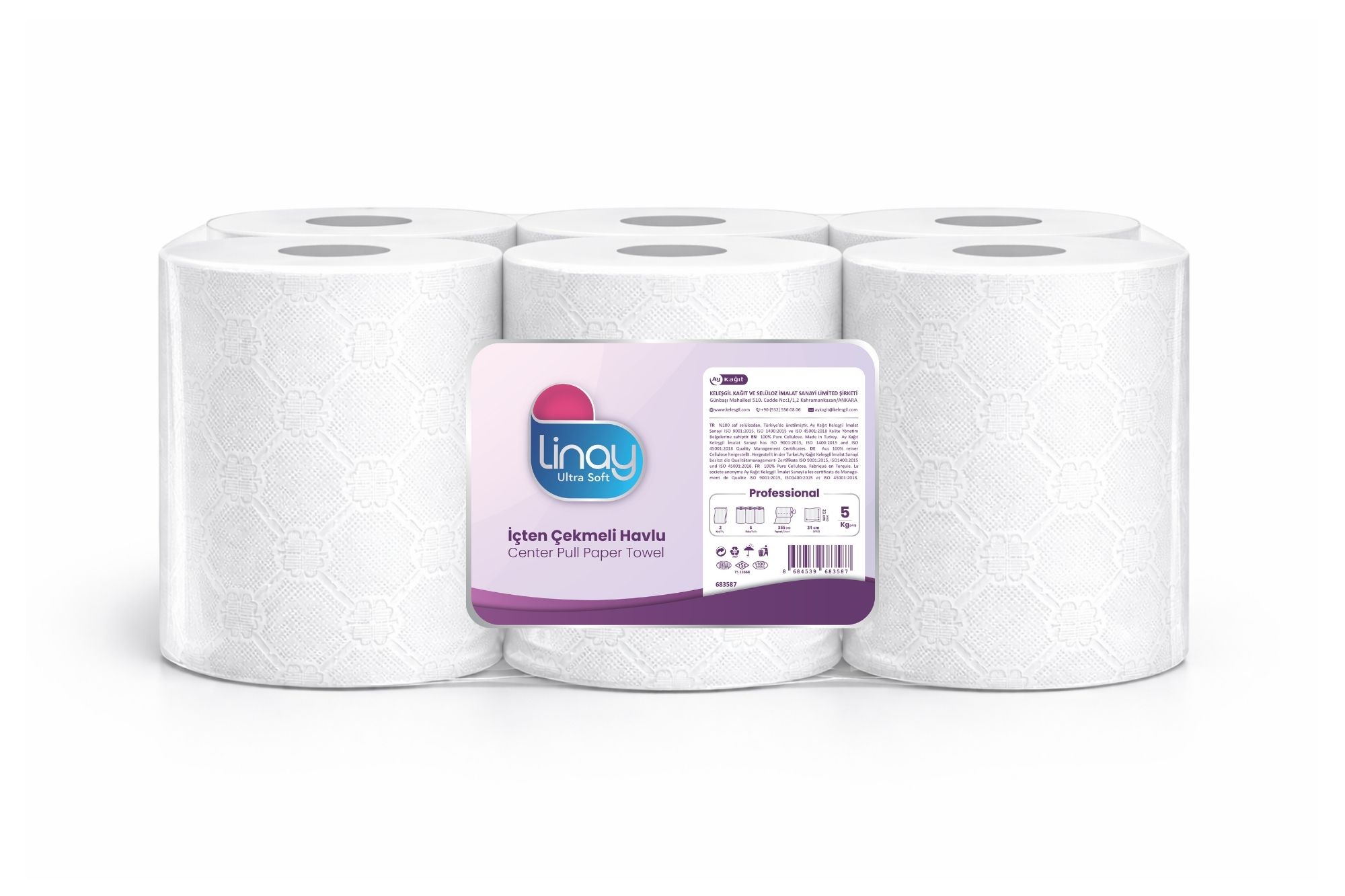 Linay Professional İçten Çekmeli Havlu 5 kg